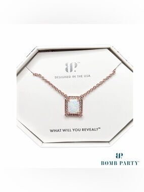 Bomb Party October Necklace - NK28270 - To Speak In Sparkle